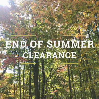 End of Summer Clearance (50% Off)